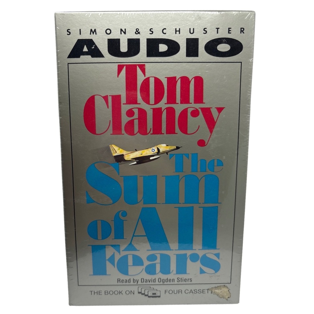 Tom Clancy The Sum of All Fears Audio‎ Cassette Book Read by David Ogden Stiers